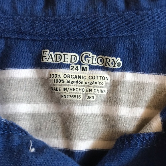 Two 24 month striped collared shirts - Picture 5 of 5